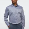 Eterna Dobbydesign Modern Fit - Zakelijk Overhemd - Mittelblau -Jack and Jones Verkoopwinkel 9e83c6b058474e1dbc1feea1d7c32fc8