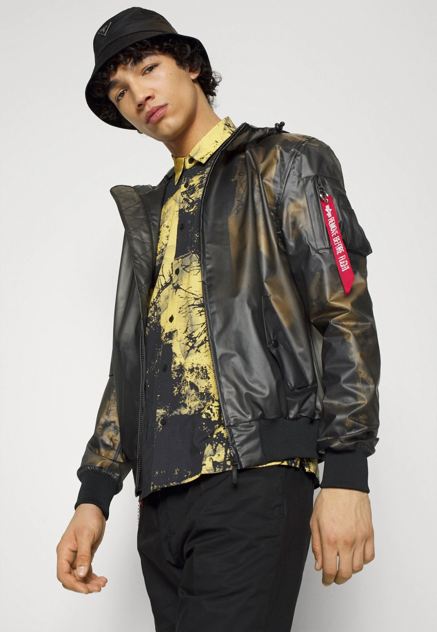 Alpha Industries Hooded Rainjacket - Regenjas - Black 8 Alpha Industries Hooded Rainjacket - Regenjas - Black - Afbeelding 6