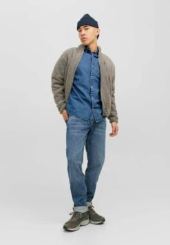 Jack & Jones Langärmeliges - Overhemd - Medium Blue Denim -Jack and Jones Verkoopwinkel a022642317854280a59f7ec9093ad4ce