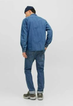 Jack & Jones Langärmeliges - Overhemd - Medium Blue Denim -Jack and Jones Verkoopwinkel a03ee19dcbe54bbeb2a8a8637a6f6dea