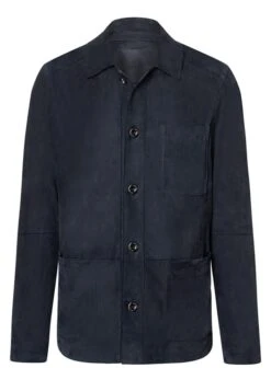 Hans - Leren Jas - Blau -Jack and Jones Verkoopwinkel a084b1791dac49deb3c33ac753914e36