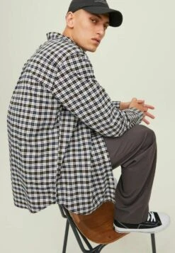 Jack & Jones Kariertes- Overhemd - Bright White -Jack and Jones Verkoopwinkel a14b277fe19e4a8fa3781cf308af012b