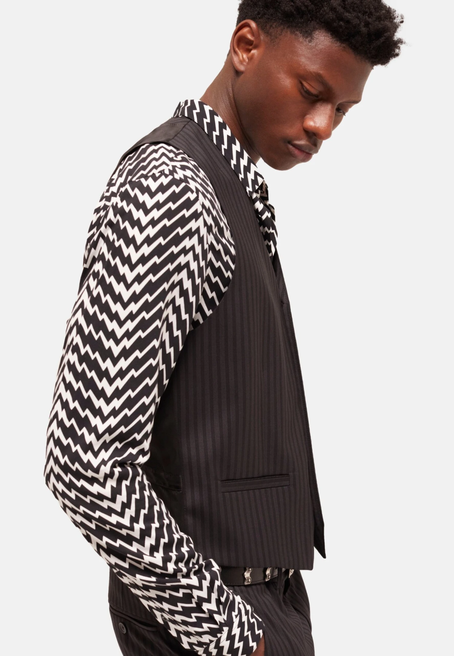 THE KOOPLES Bodywarmer - Black/Grey 7 THE KOOPLES Bodywarmer - Black/Grey - Afbeelding 5