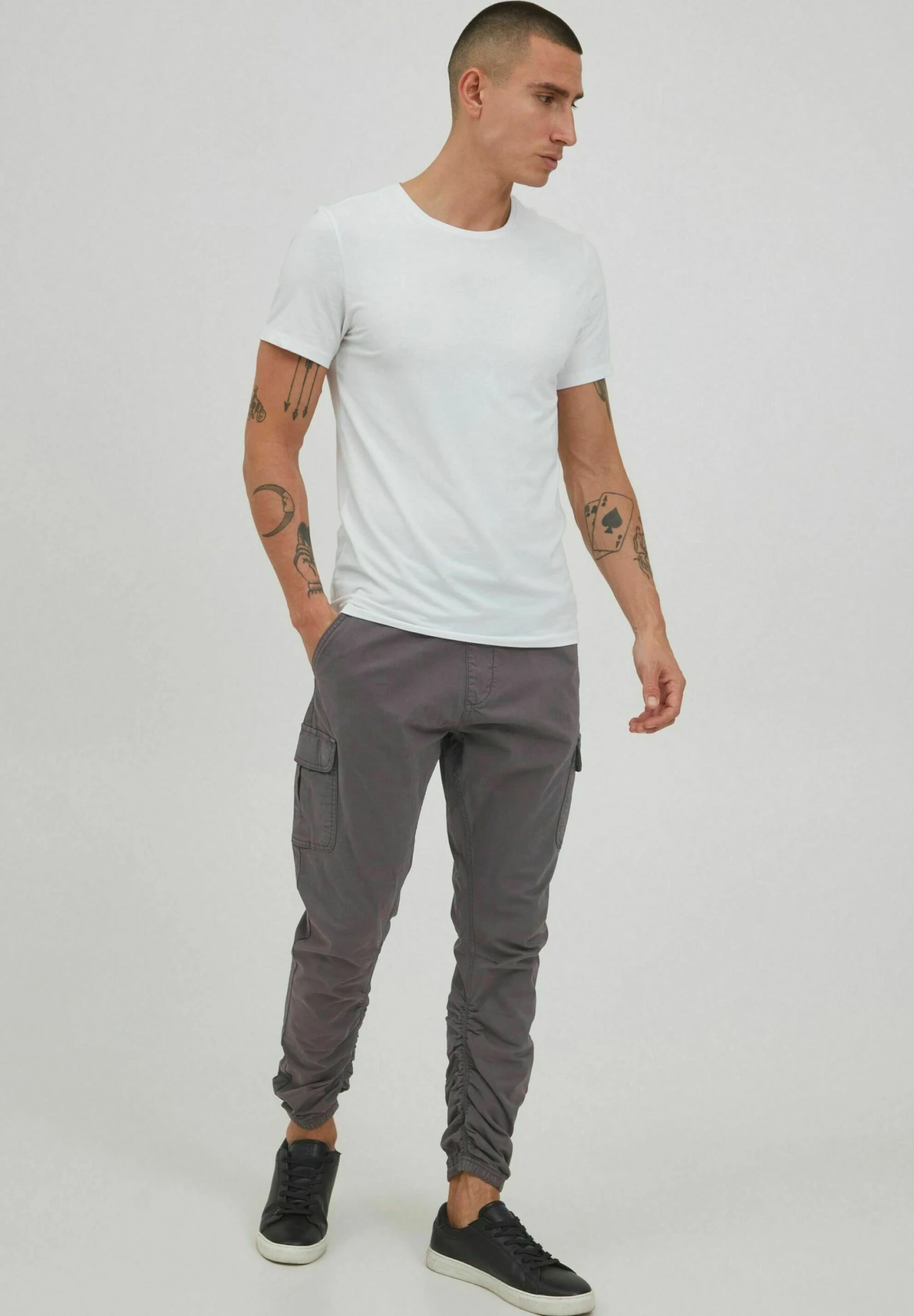 Indicode Jeans Idgilmat - Cargobroek - Dark Grey 3 Indicode Jeans Idgilmat - Cargobroek - Dark Grey