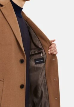 Standard Fit Plain - Halflange Jas - Camel -Jack and Jones Verkoopwinkel a2ec4cc7dd5b4a13952ab01397675cd2