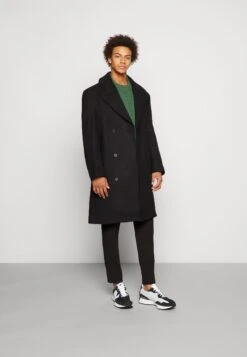 New Belted Coat - Mantel - Black -Jack and Jones Verkoopwinkel a36823a86b3b40fd8ad5b4163cd3c345
