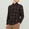 Jack & Jones Jegingham- Overhemd - Seal Brown Fit Slim Fit -Jack and Jones Verkoopwinkel a38823ecbcbb401e9c861b50b58cdea0