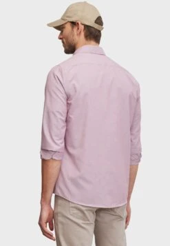 Slim Fit Painted Yarn - Overhemd - Burgundy White -Jack and Jones Verkoopwinkel a4fd91de96354d1086610eab0767b819