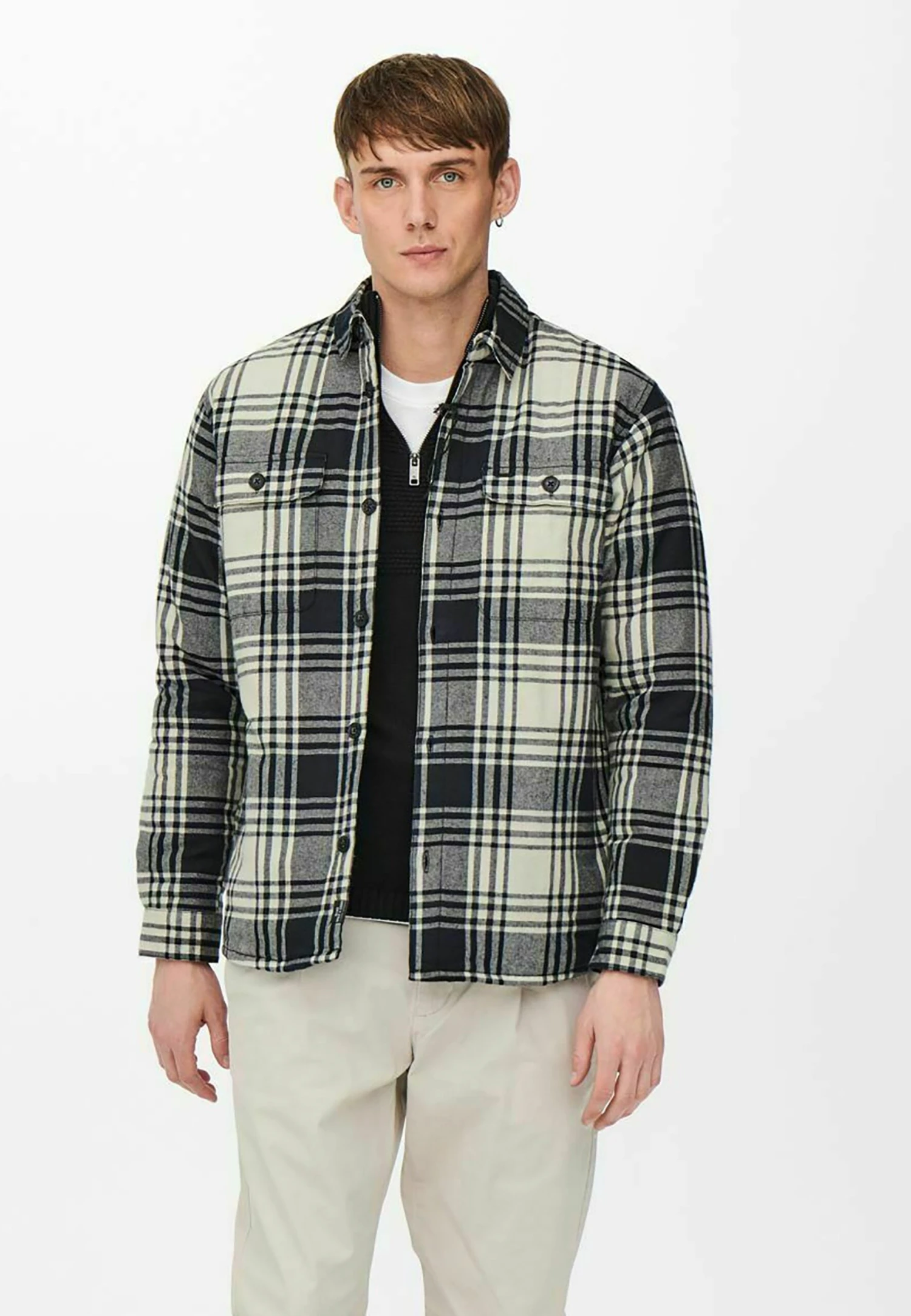 Only & Sons Jas - Dark Navy 6 Only & Sons Jas - Dark Navy - Afbeelding 4