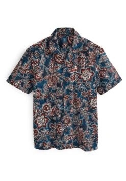Next Short Sleeve Floral Standard - Overhemd - Navy Blue Burgundy 10 Next Short Sleeve Floral Standard - Overhemd - Navy Blue Burgundy -Jack and Jones Verkoopwinkel a5665745b5ad42d9ad0c7fe4ffffc59e