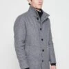Jack & Jones Jwhduane Wool Jacket - Winterjas - Dark Grey Melange