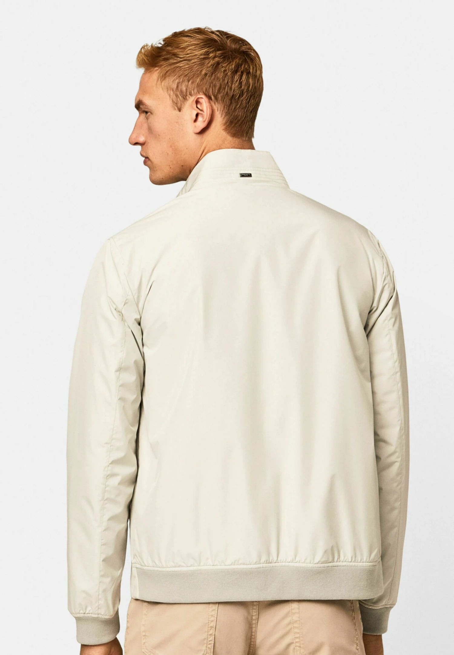 Hackett London Harrington - Jas - Light Grey 5 Hackett London Harrington - Jas - Light Grey - Afbeelding 3