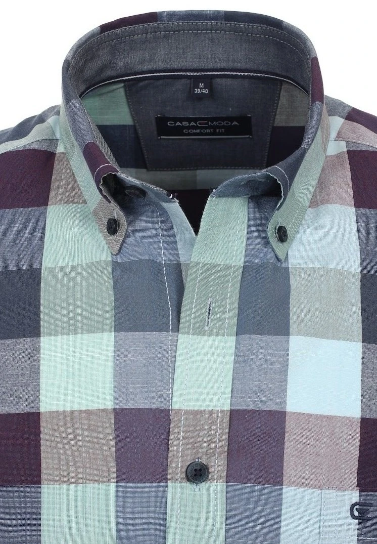 Kurzarm - Overhemd - Blue 6 Kurzarm - Overhemd - Blue - Afbeelding 4