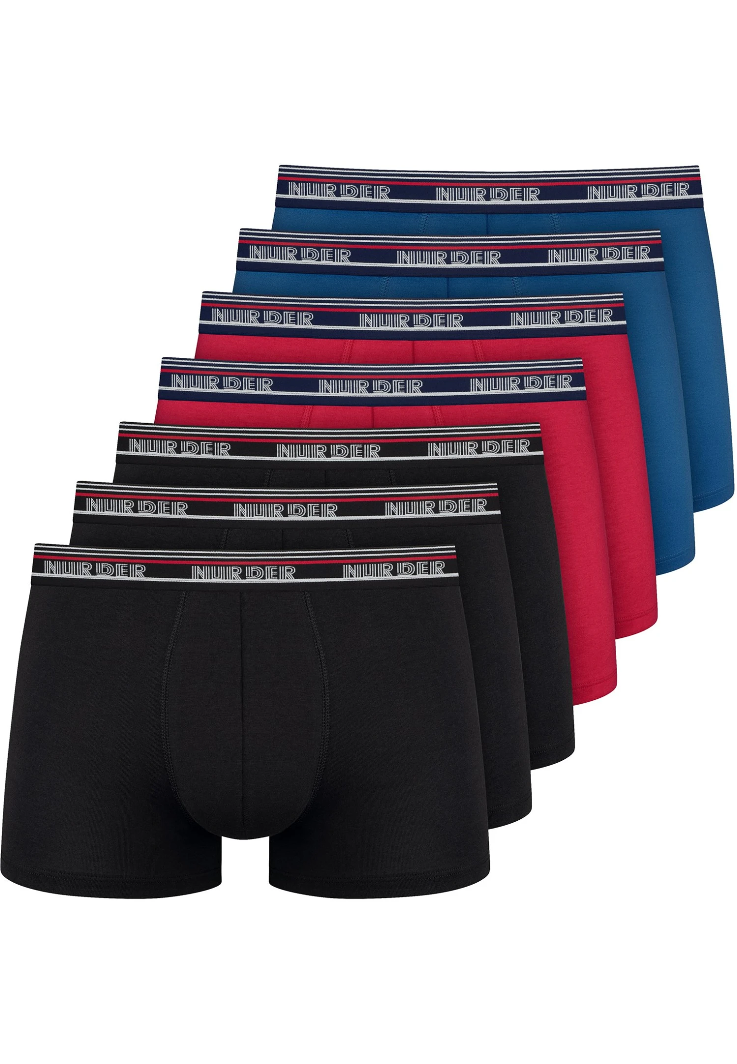 7-Pack- Onderbroeken - Blau Rot Schwarz 3 7-Pack- Onderbroeken - Blau Rot Schwarz
