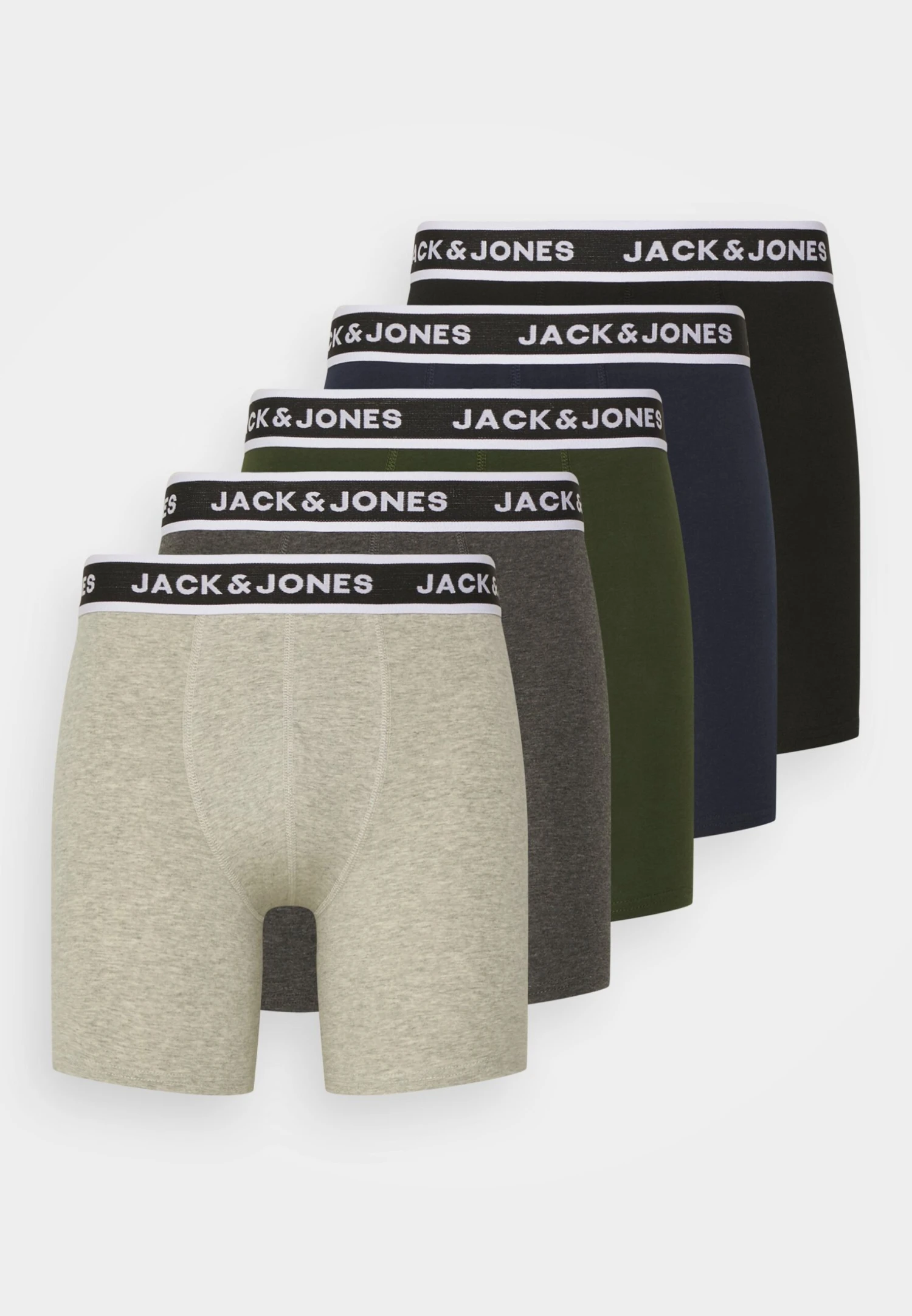 Jack & Jones Jacboxer Briefs 5 Pack - Onderbroeken - Kombu Green/Black/Navy Blazer 7 Jack & Jones Jacboxer Briefs 5 Pack - Onderbroeken - Kombu Green/Black/Navy Blazer - Afbeelding 5