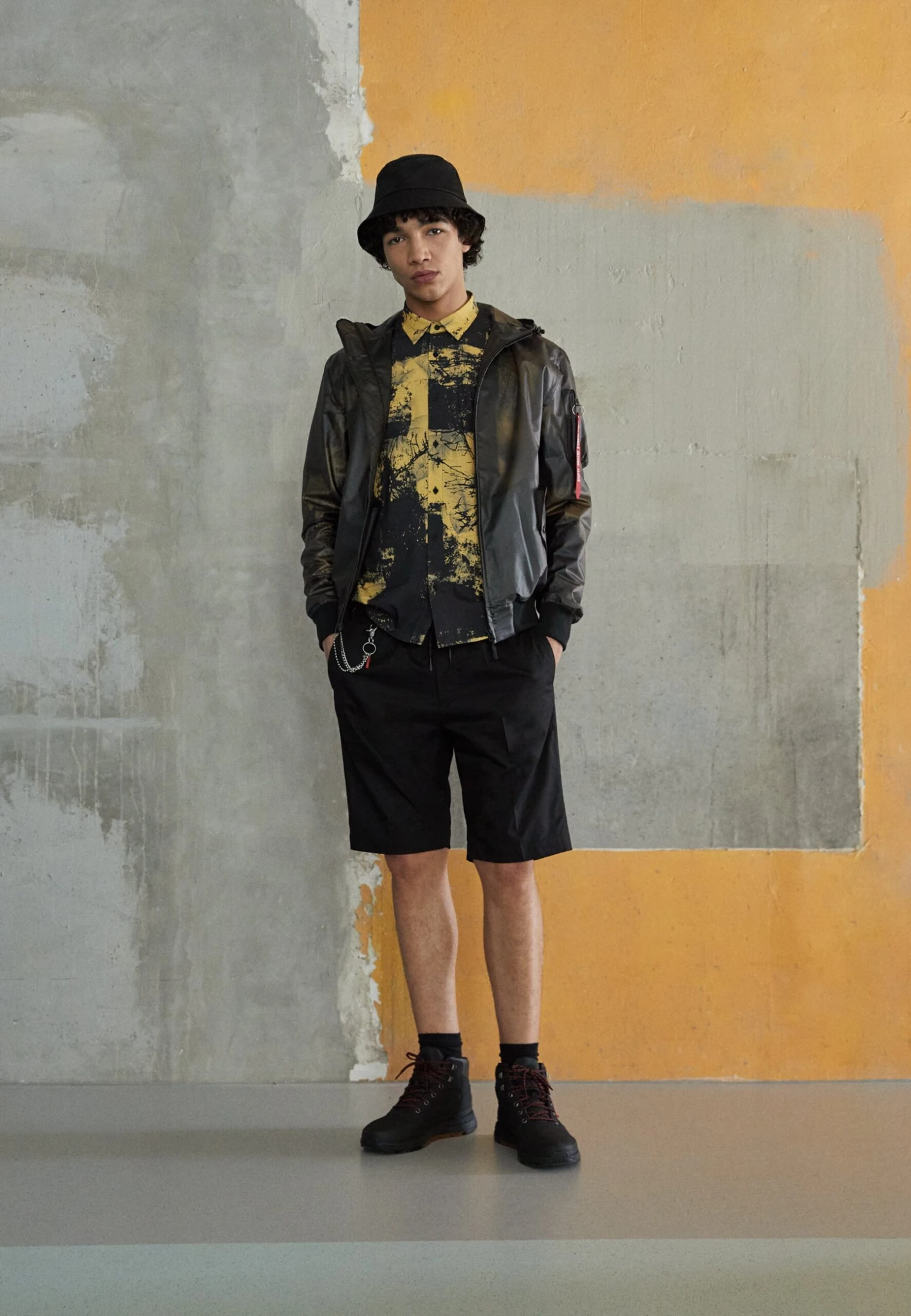 Alpha Industries Hooded Rainjacket - Regenjas - Black 4 Alpha Industries Hooded Rainjacket - Regenjas - Black - Afbeelding 2