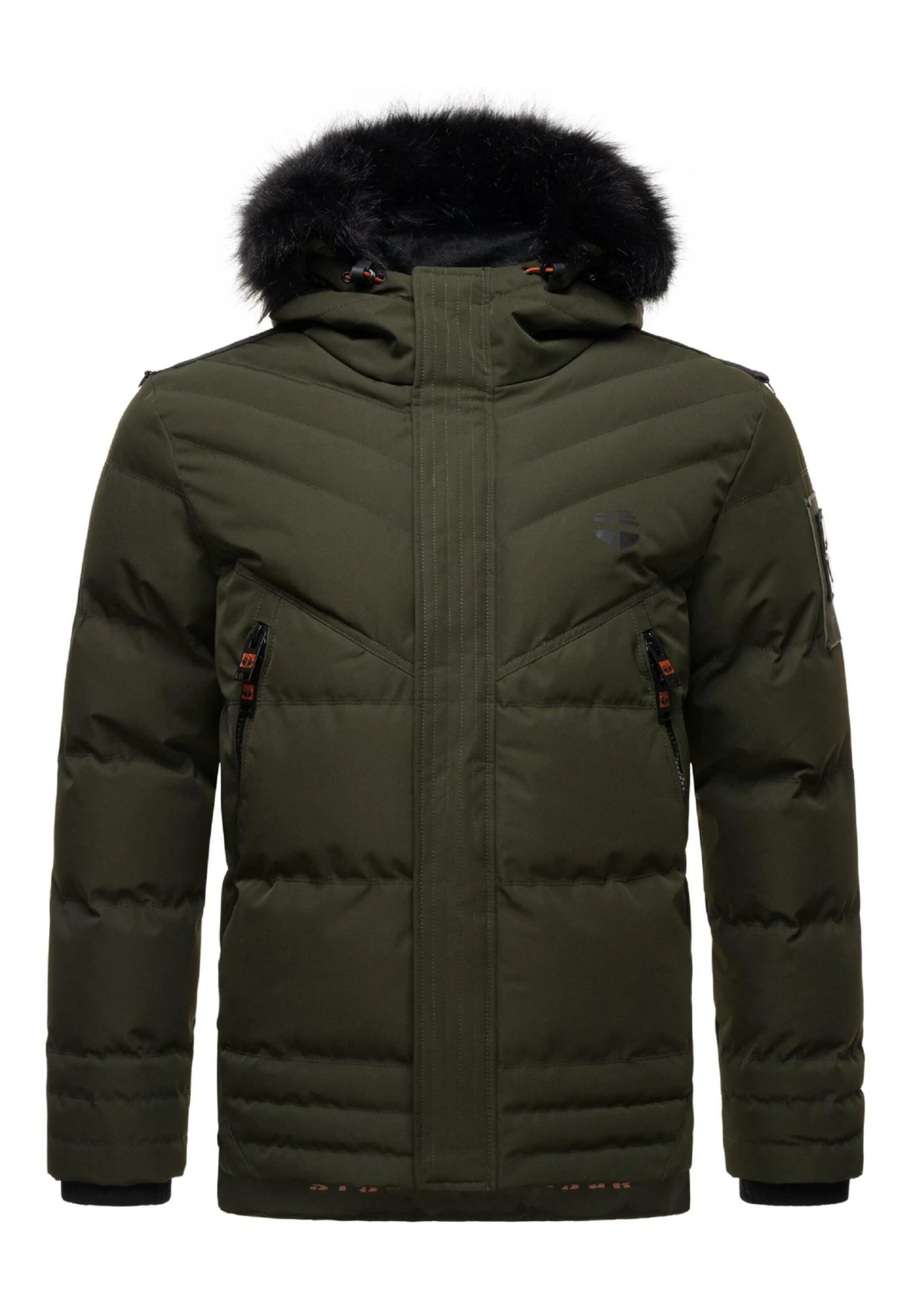 Romaan - Winterjas - Olive 3 Romaan - Winterjas - Olive