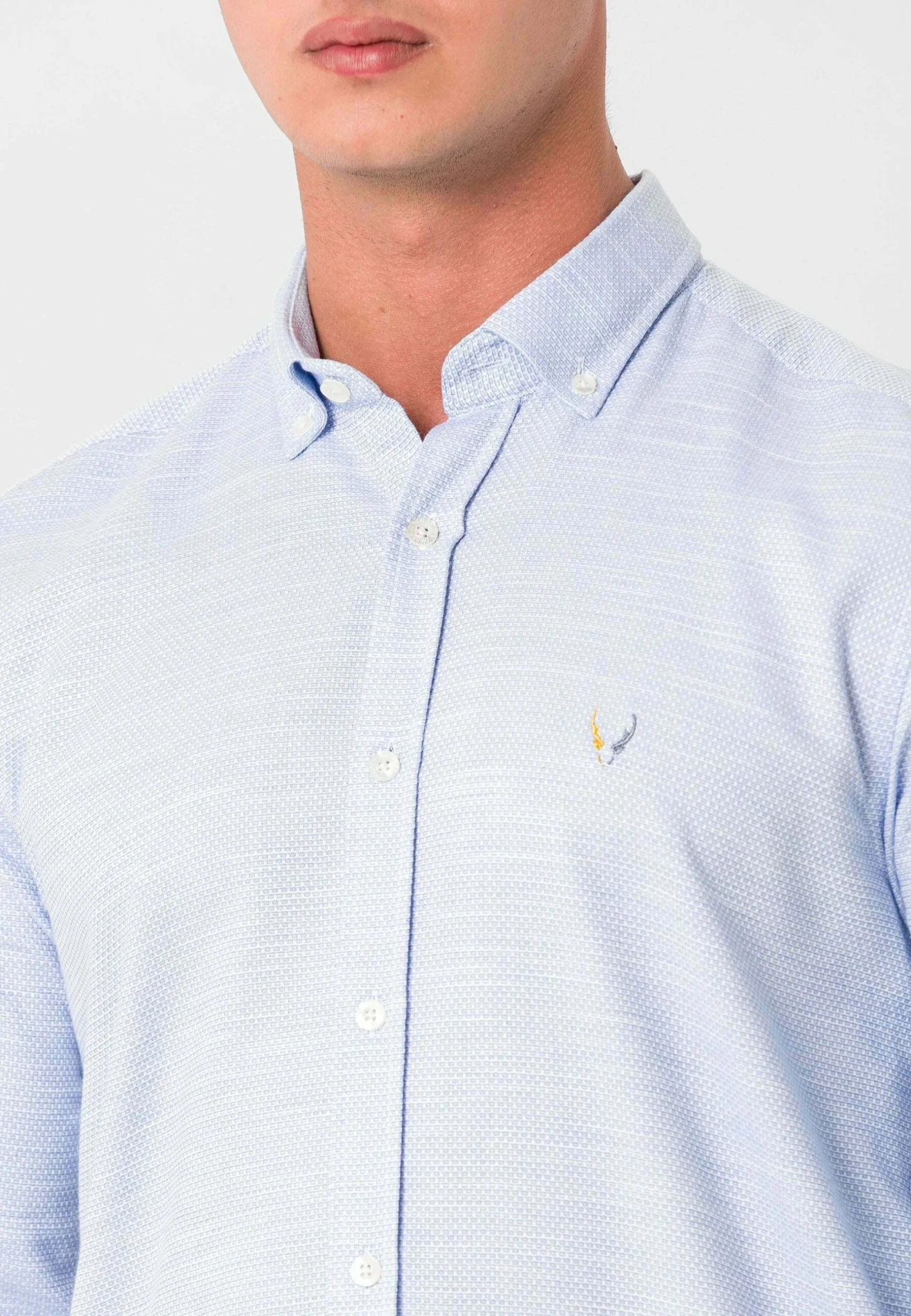 Oxford- Overhemd - White Blue 6 Oxford- Overhemd - White Blue - Afbeelding 4