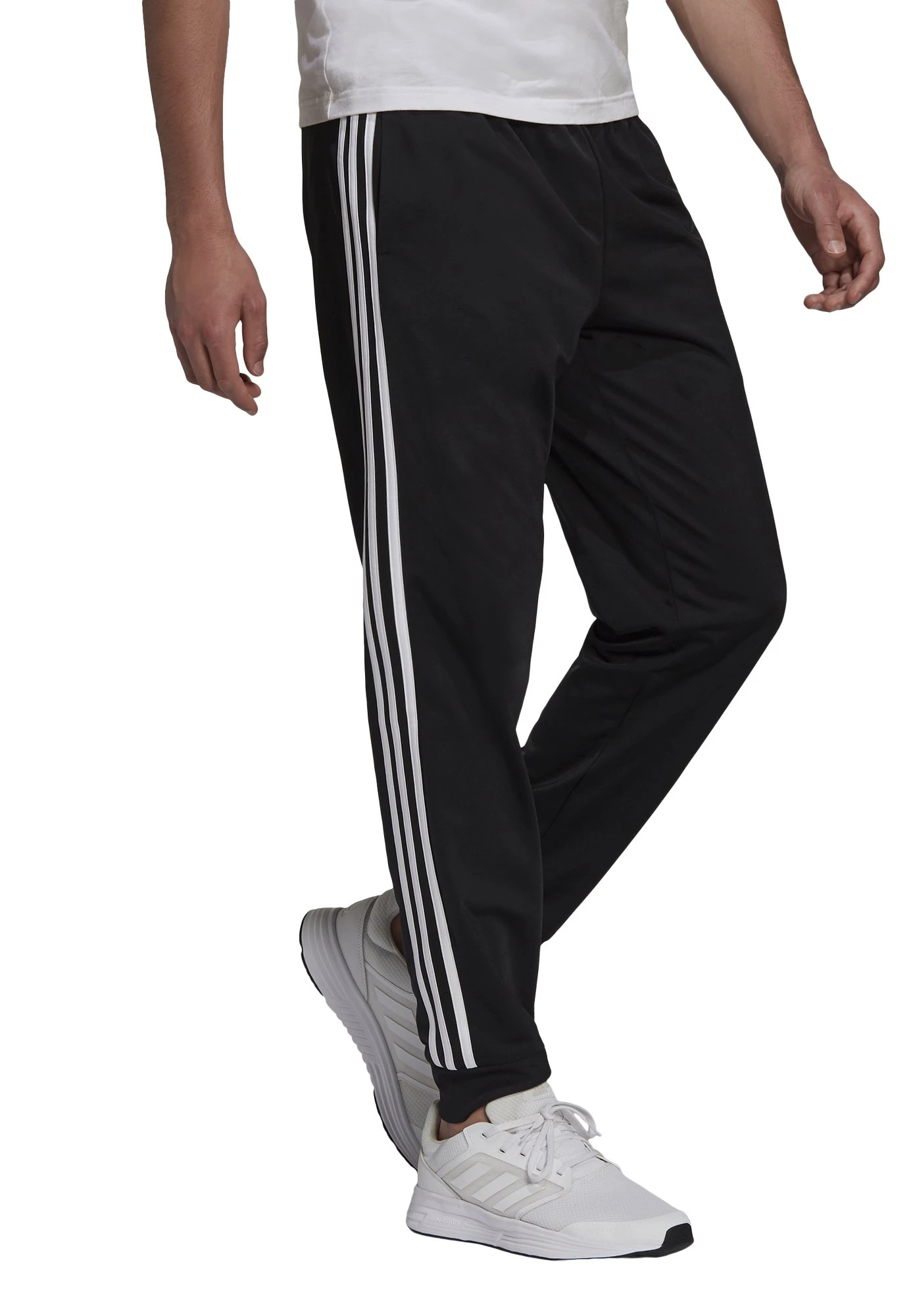 Adidas Sportswear M 3S Jog Tp Tri - Trainingsbroek - Black/White 3 Adidas Sportswear M 3S Jog Tp Tri - Trainingsbroek - Black/White