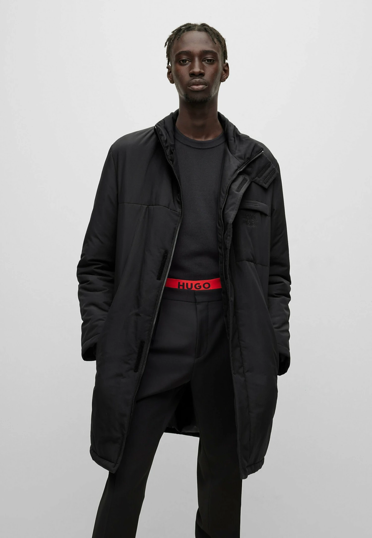 Hugo Mio - Winterjas - Black One 3 Hugo Mio - Winterjas - Black One