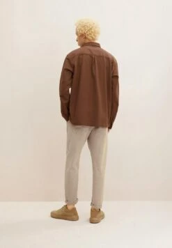 TOM TAILOR Denim Relaxed Fit- Overhemd - Light Wood Brown -Jack and Jones Verkoopwinkel a845d97f027c41058bc79dc20bc75b15