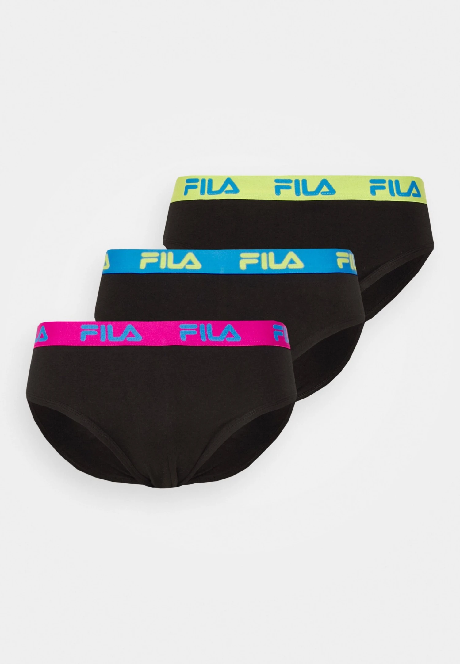 Fila Man Brief 3 Pack - Slip - Magenta/Lime/Deep Ocean 3 Fila Man Brief 3 Pack - Slip - Magenta/Lime/Deep Ocean