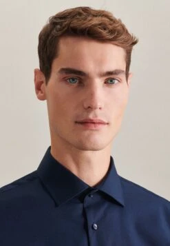 Seidensticker Shaped Fit - Overhemd - Dark Blue -Jack and Jones Verkoopwinkel a84e77155fc24f4e8b5d4f95ef1f131b