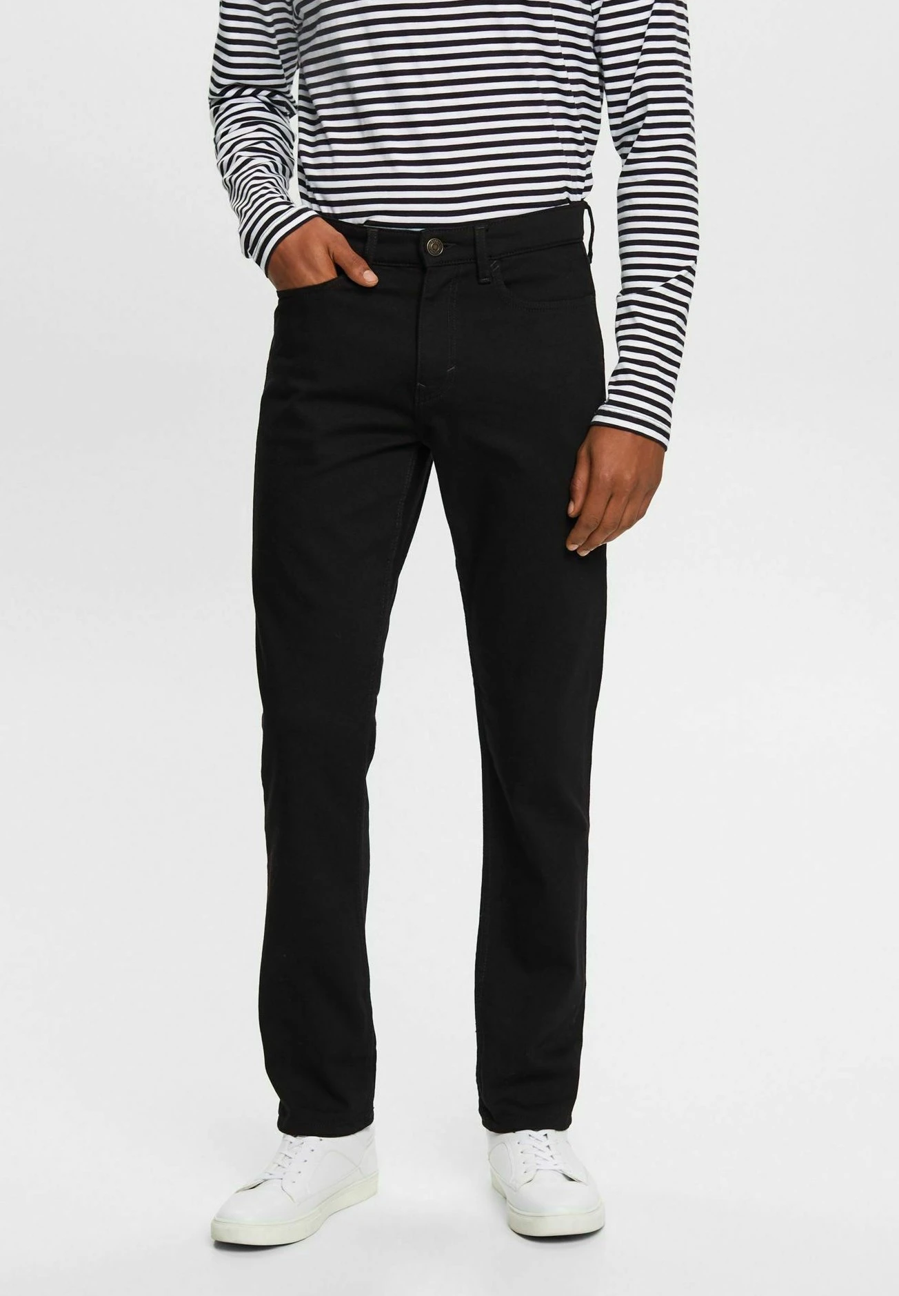 ESPRIT Straight Leg Jeans - Black Rinse 3 ESPRIT Straight Leg Jeans - Black Rinse