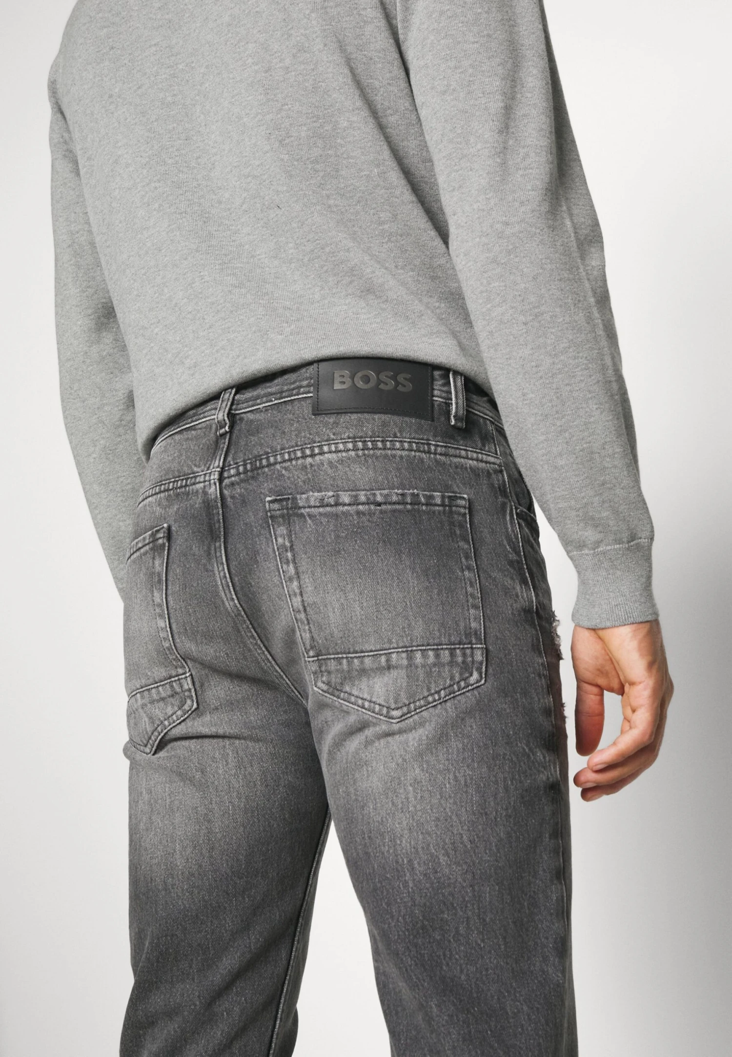Boss Taber - Slim Fit Jeans - Dark Grey 6 Boss Taber - Slim Fit Jeans - Dark Grey - Afbeelding 4