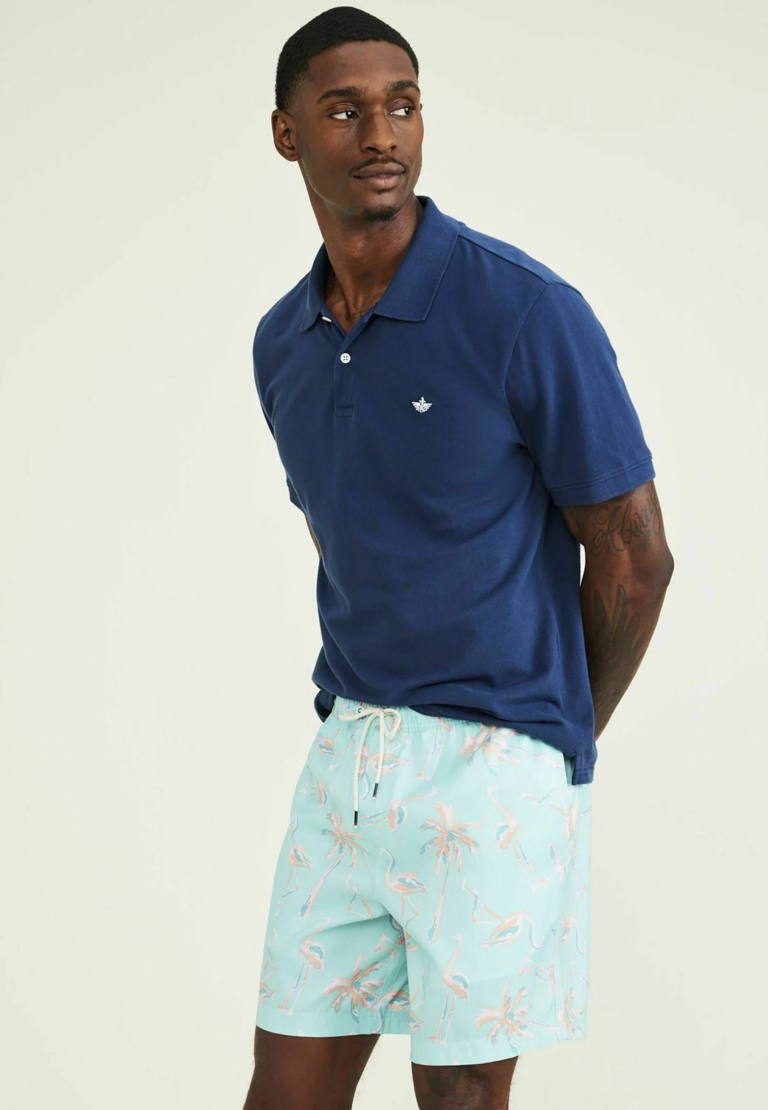 Dockers Zwemshorts - Harbor Multi Mingos TurquoiseBlue 3 Dockers Zwemshorts - Harbor Multi Mingos TurquoiseBlue