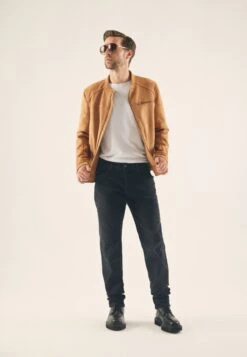 Pier One Imitatieleren Jas - Cognac -Jack and Jones Verkoopwinkel a98c01999bfe482badaf2daed58e2347