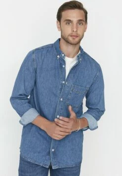 Trendyol Overhemd - Blue -Jack and Jones Verkoopwinkel aa0175de3ebc4b80b398cc9a03fdbfd3