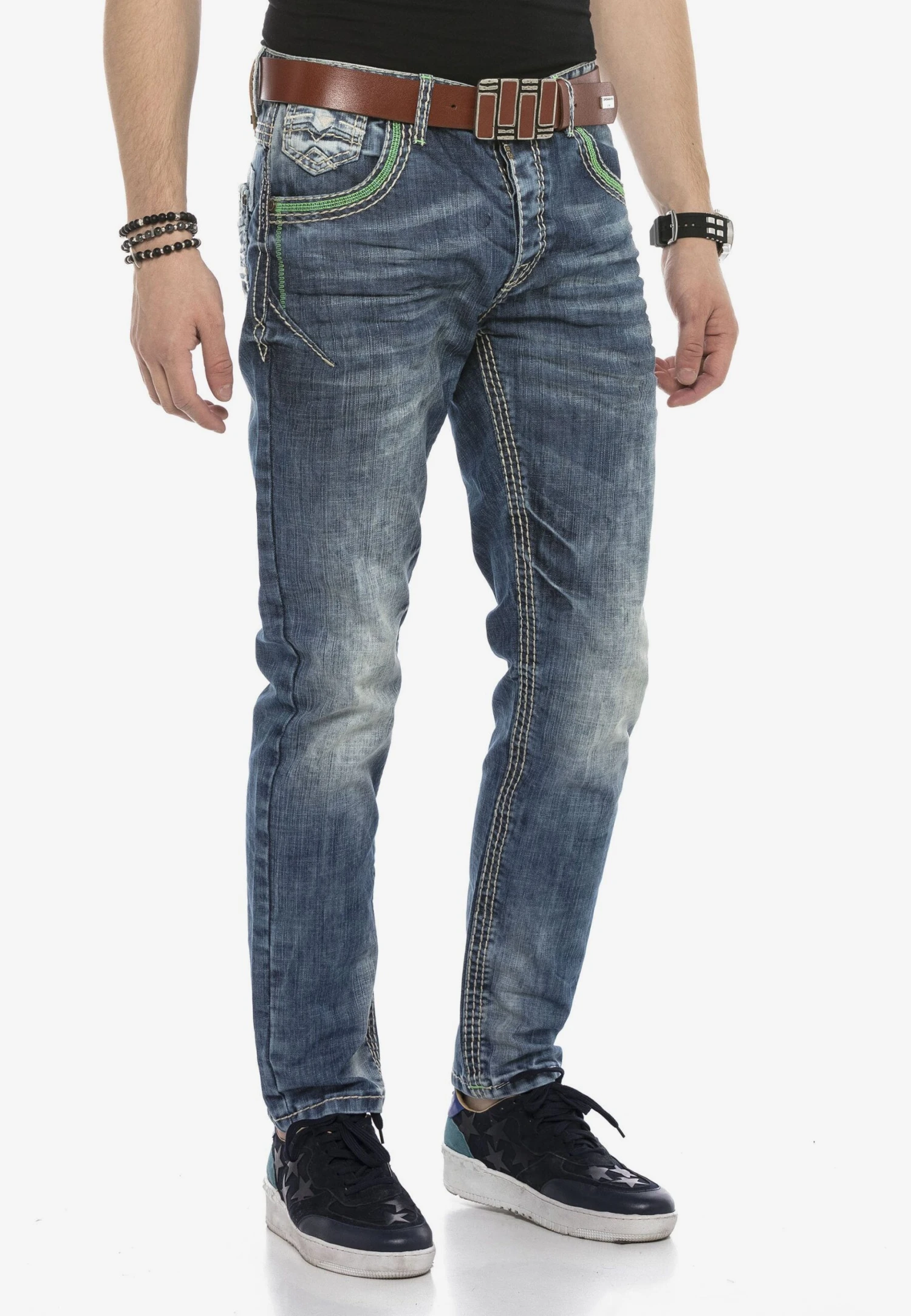 Cipo & Baxx Relaxed Fit Jeans - Blau 3 Cipo & Baxx Relaxed Fit Jeans - Blau
