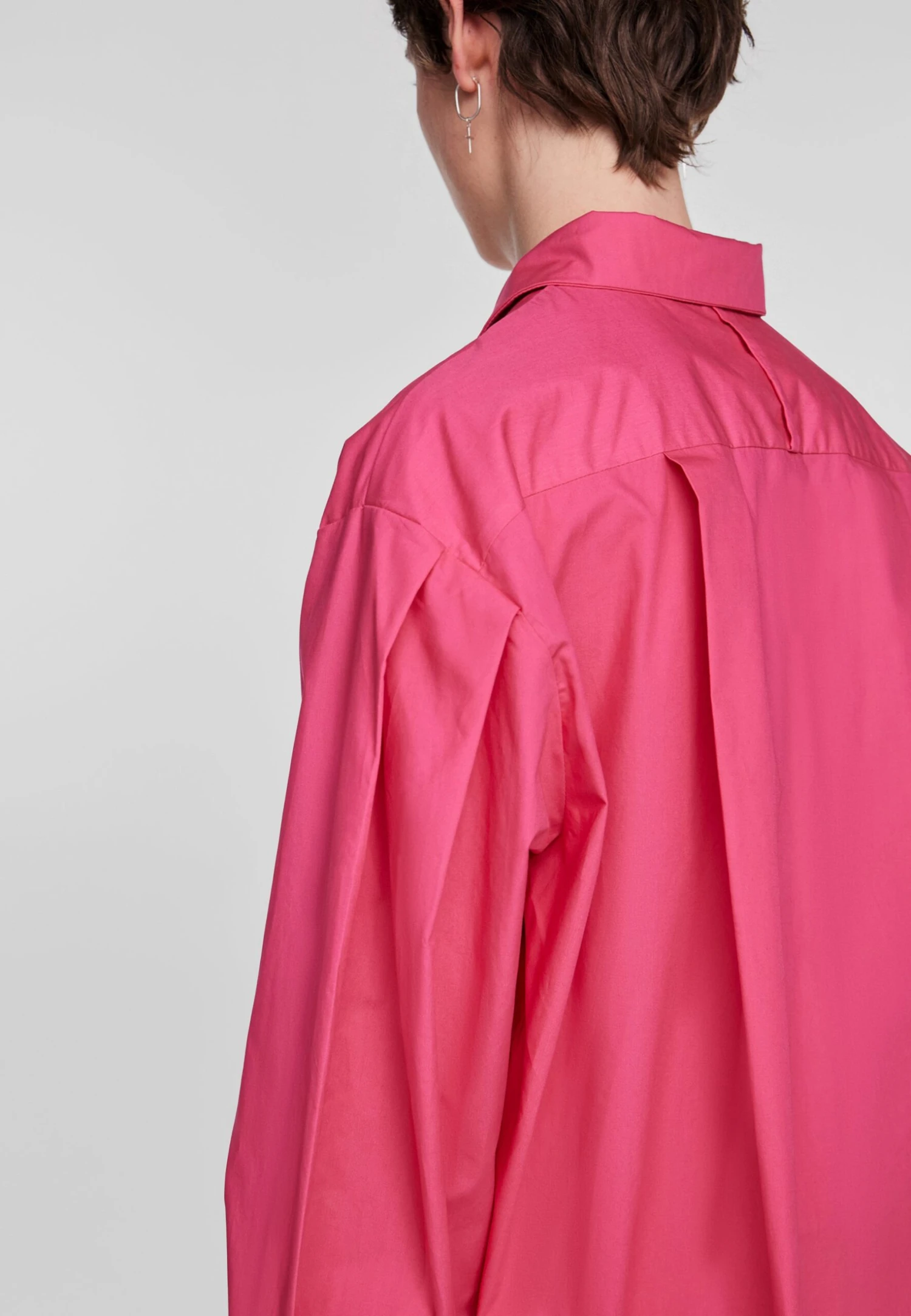 Poplin Shirt Unisex - Overhemd - Raspberry Sorbet 6 Poplin Shirt Unisex - Overhemd - Raspberry Sorbet - Afbeelding 4