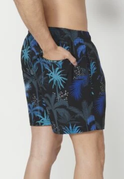 Koroshi Zwemshorts - Black/Blue/White -Jack and Jones Verkoopwinkel ab51907d0e534b7f9485788ac624b22e
