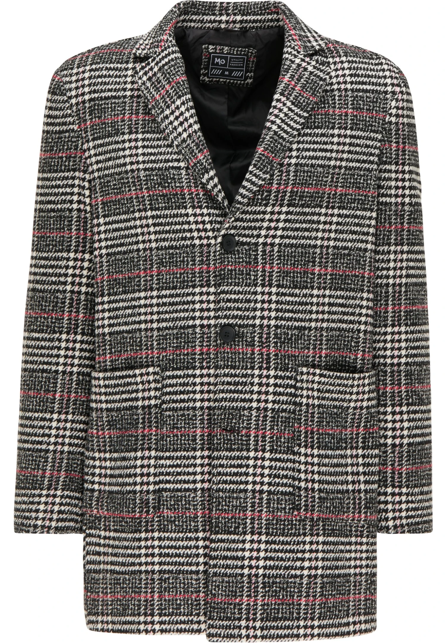 Halflange Jas - Schwarz Weiss 7 Halflange Jas - Schwarz Weiss - Afbeelding 5