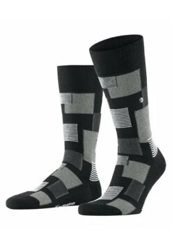 Burlington Mended Patch - Sokken - Black