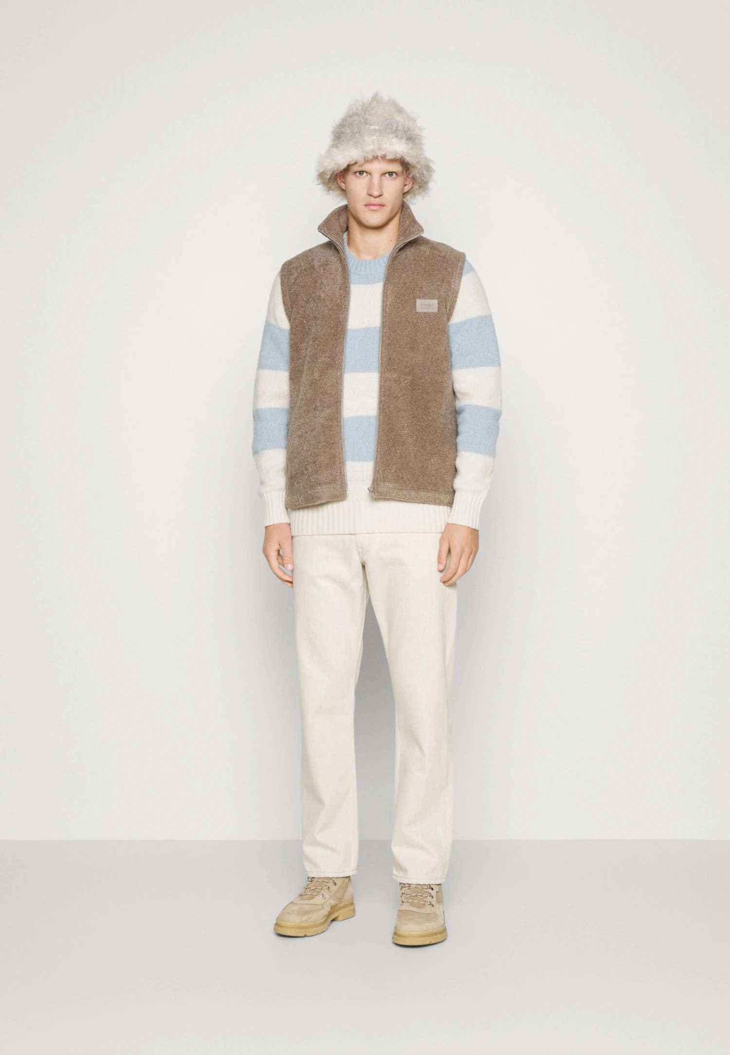 NN07 Nil Vest - Bodywarmer - Iron 4 NN07 Nil Vest - Bodywarmer - Iron - Afbeelding 2