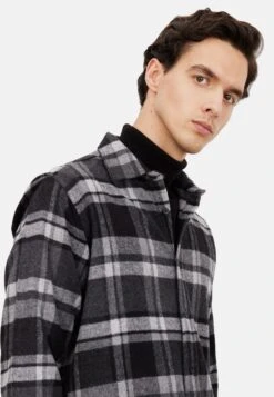Comfort Fit Flannel - Overhemd - Black Anthracite -Jack and Jones Verkoopwinkel acb4ba564ac844b6b8ae99c8ed3e30f4