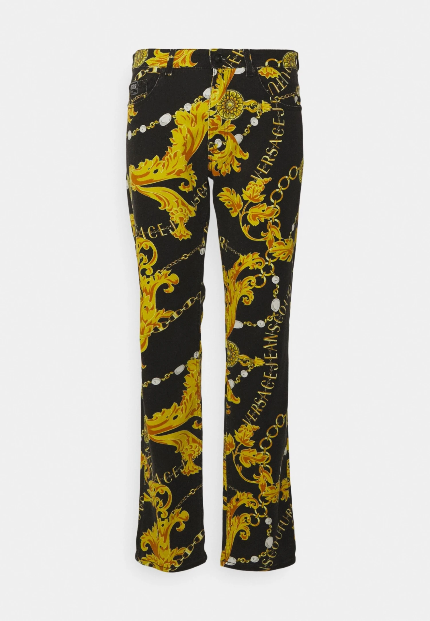 Milano - Slim Fit Jeans - Black/Gold 6 Milano - Slim Fit Jeans - Black/Gold - Afbeelding 4