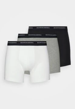 Scotch & Soda Base Logo 3 Pack - Onderbroeken - Black/White/Asphalt -Jack and Jones Verkoopwinkel ad519c33d54d4535a26ad74e38984b60