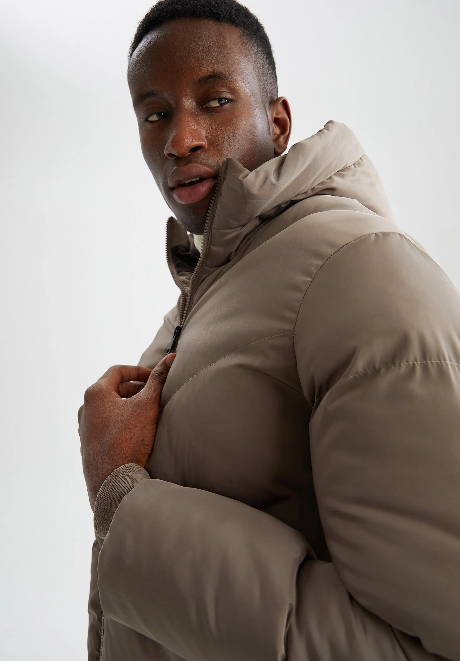 DeFacto Regular Fit- Winterjas - Beige 6 DeFacto Regular Fit- Winterjas - Beige - Afbeelding 4