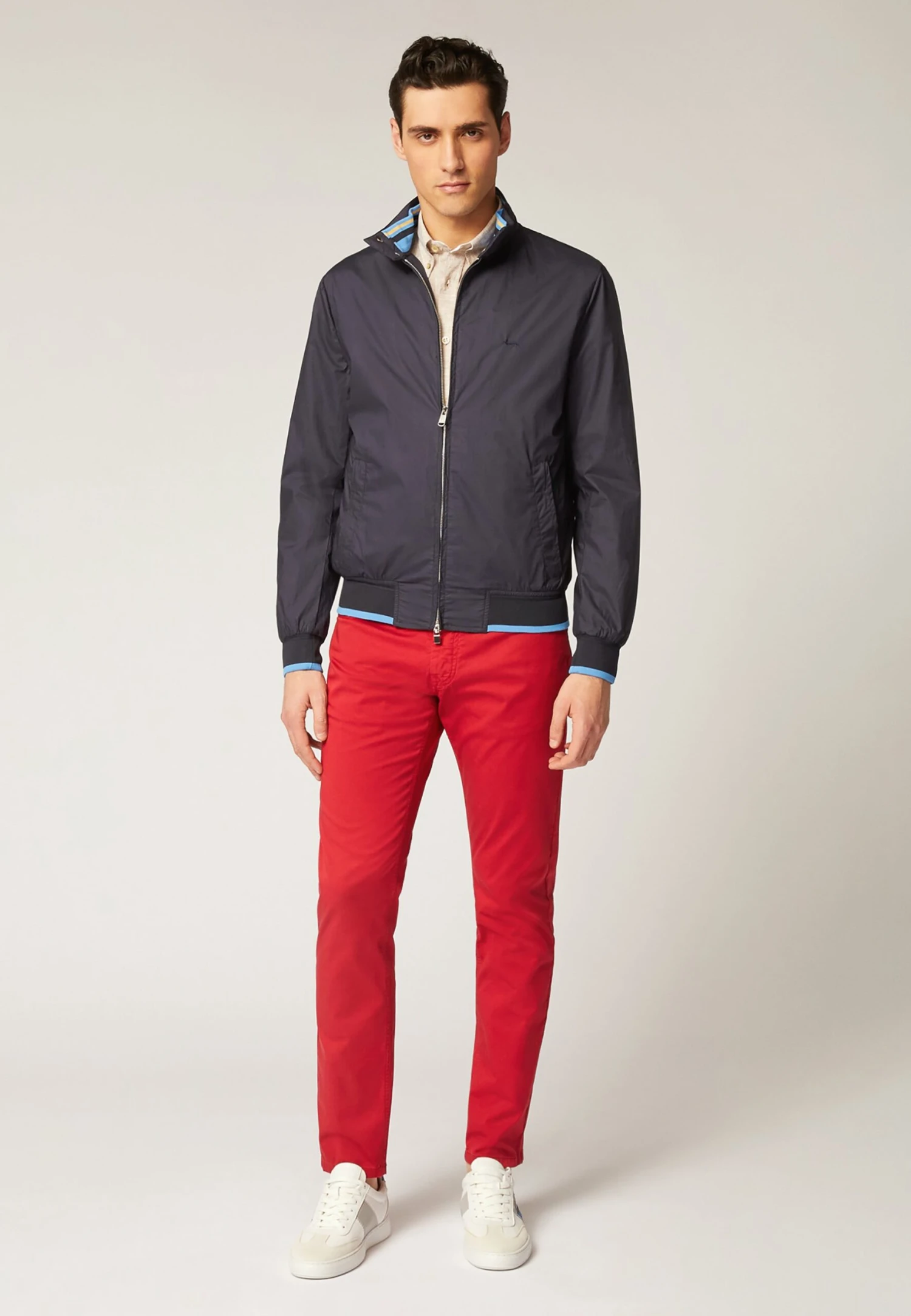 HARMONT&BLAINE In Paper Touch - Bomberjacks - Blu Scuro 4 HARMONT&BLAINE In Paper Touch - Bomberjacks - Blu Scuro - Afbeelding 2