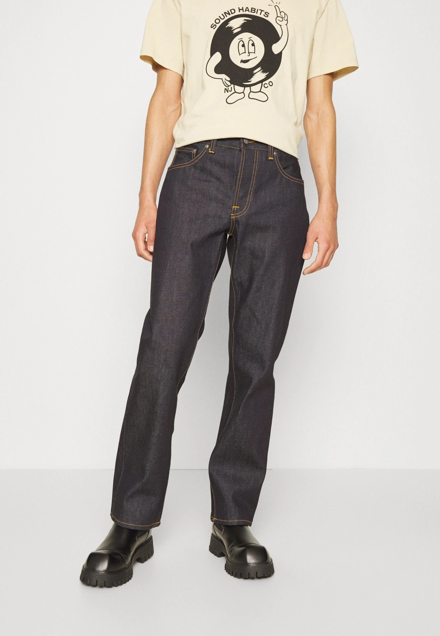 Nudie Jeans Rad Rufus - Relaxed Fit Jeans - Dry Deluxe 5 Nudie Jeans Rad Rufus - Relaxed Fit Jeans - Dry Deluxe - Afbeelding 3