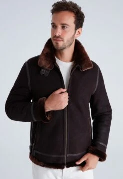 Pawel - Leren Jas - Brown -Jack and Jones Verkoopwinkel af7537c4e94342818b14eb50c316cb69