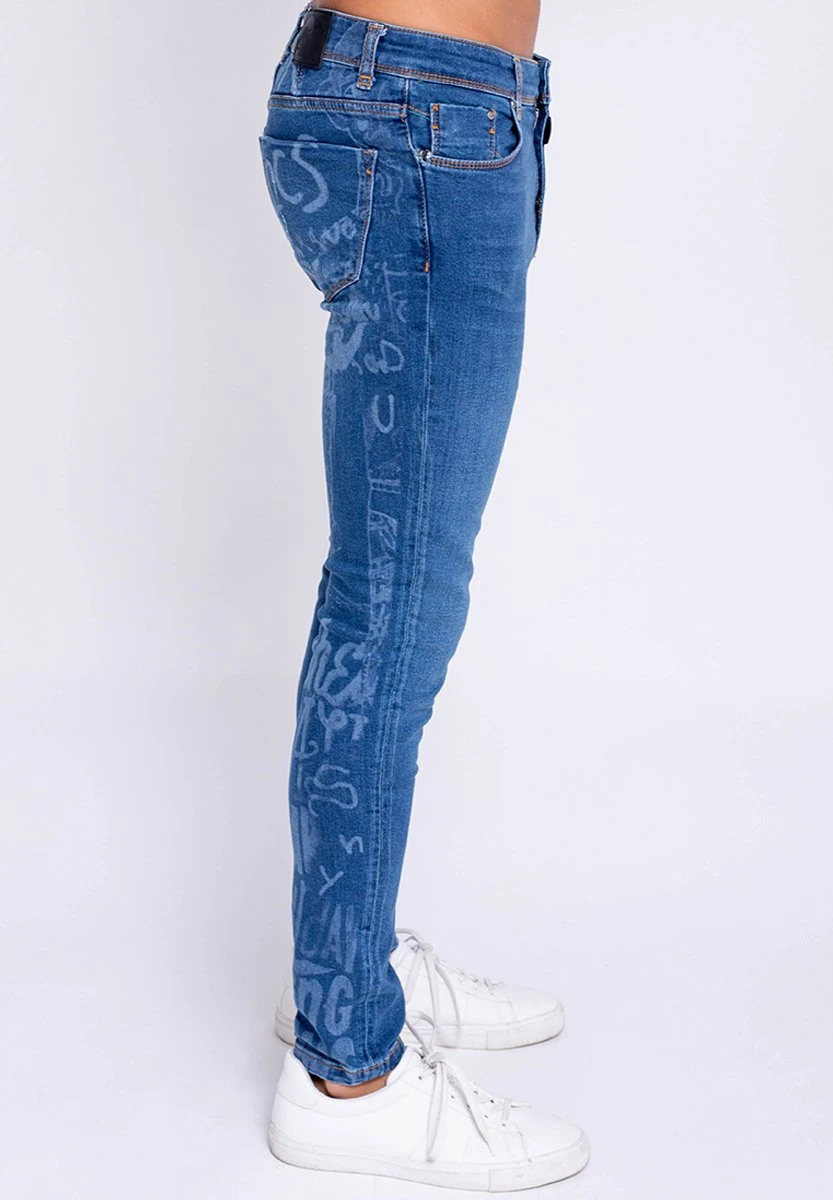 Graffity- Jeans Skinny Fit - Piedra 8 Graffity- Jeans Skinny Fit - Piedra - Afbeelding 6