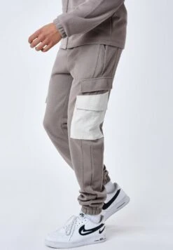 De Jogging Bi-Matière A Poches - Cargobroek - Taupe -Jack and Jones Verkoopwinkel b039fbf4d168488cbd4fc72e1c68bc12