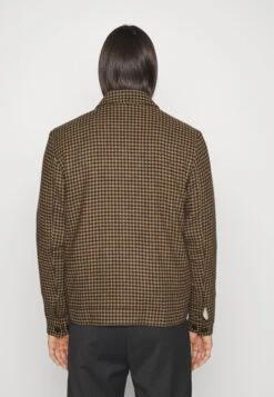 Les Deux Manuel Houndstooth Jacket - Winterjas - Coffee Brown -Jack and Jones Verkoopwinkel b0623aa4091341ebb5e6dbf0616f5525