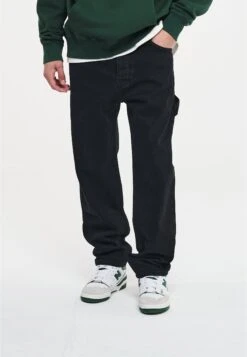 Pegador Warden Baggy- Relaxed Fit Jeans - Washed Black