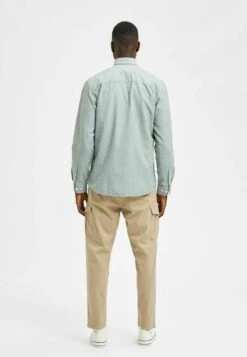 Selected Homme Slhslimnew - Overhemd - Olive Green -Jack and Jones Verkoopwinkel b08399af8f9f4bdf89ff57ce74c34880